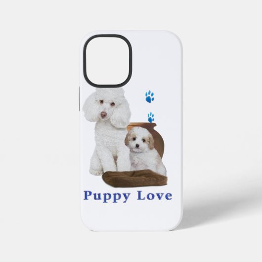 Coque iPhone 12 Mini Chiot (Verso)