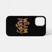 Coque iPhone 12 Mini chiot chaud (Verso Horizontal)