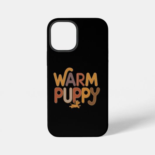Coque iPhone 12 Mini chiot chaud (Verso)