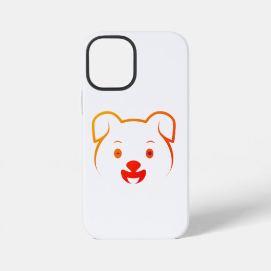 Coque iPhone 12 Mini Chiot Mignon (Verso)
