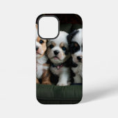 Coque iPhone 12 Mini Chiots mignons 2 (Verso)
