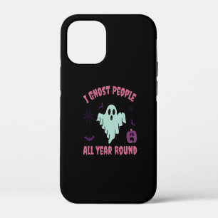 Coque iPhone 12 Mini Citation de fantôme drôle Halloween