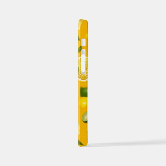 Coque iPhone 12 Mini Citron Variété 7 (Côté gauche)
