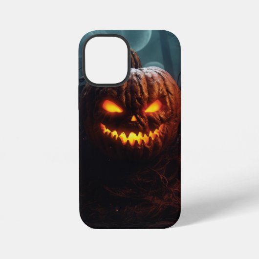Coque iPhone 12 Mini Citrouille Maléfique (Verso)