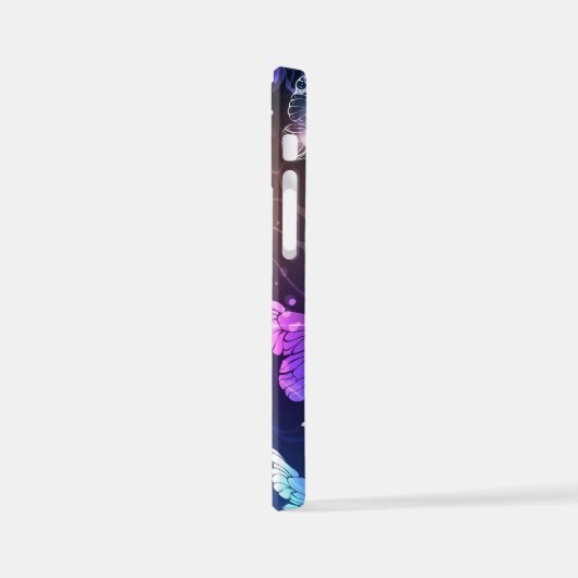 Coque iPhone 12 Mini Clowing Night Butterflies (Côté gauche)