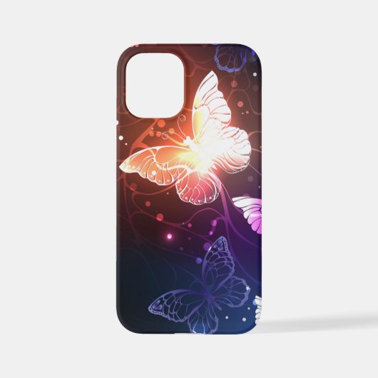 Coque iPhone 12 Mini Clowing Night Butterflies (Verso)