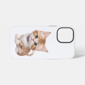 Coque iPhone 12 Mini Conception de bébé chaton adorable (Verso Horizontal)