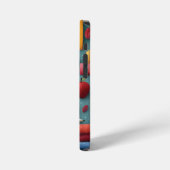 Coque iPhone 12 Mini Conception de retour à l'école avec livres et Appl (Côté gauche)