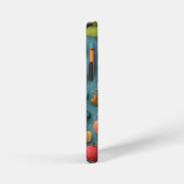 Coque iPhone 12 Mini Conception de retour à l'école avec livres et Appl (Côté droit)