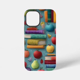 Coque iPhone 12 Mini Conception ludique de rentrée scolaire avec des li