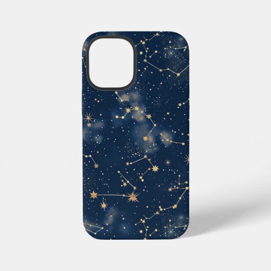Coque iPhone 12 Mini Constellation Céleste - Nuit Étoilée (Verso)