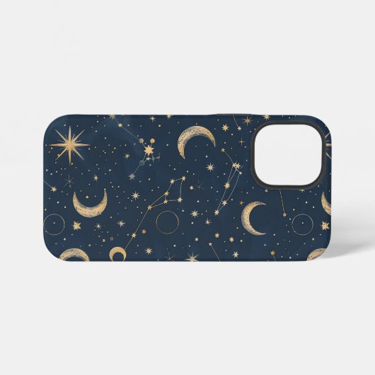 Coque iPhone 12 Mini Constellation céleste - Nuit étoilée (4) (Verso Horizontal)