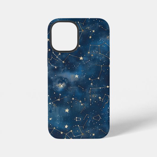 Coque iPhone 12 Mini Constellation céleste - Nuit étoilée (6) (Verso)
