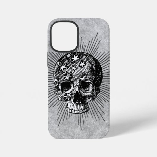 Coque iPhone 12 Mini Crâne étoilé (Verso)