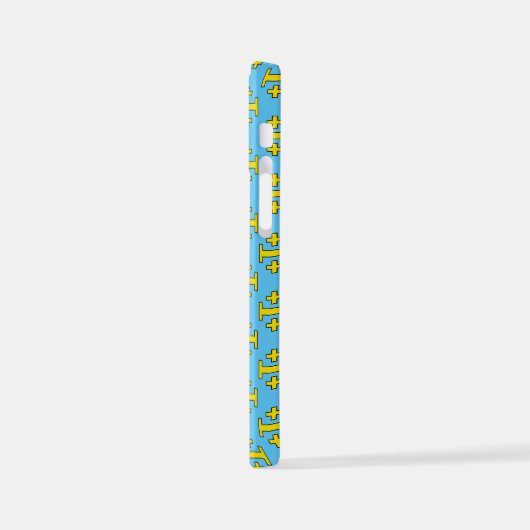 Coque iPhone 12 Mini Croix de Jérusalem (Côté gauche)