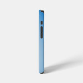 Coque iPhone 12 Mini Cuir bleu élégant (Côté gauche)
