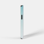 Coque iPhone 12 Mini Cuir bleu élégant (Côté droit)