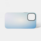 Coque iPhone 12 Mini Cuir bleu élégant (Verso Horizontal)