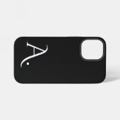 Coque iPhone 12 Mini Custom with Initial Name (Verso Horizontal)