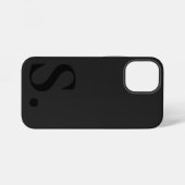 Coque iPhone 12 Mini Custom with Initial Name (Verso Horizontal)