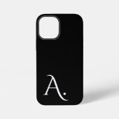 Coque iPhone 12 Mini Custom with Initial Name (Verso)
