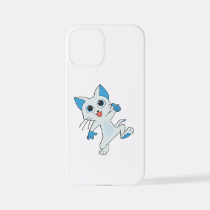 COQUE iPhone 12 MINI CUT JUMPING LÉGER CYAN CUISINE AUX YEUX BLEUS, ORE