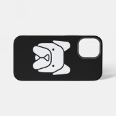 Coque iPhone 12 Mini Cute French Bulldog (Verso Horizontal)