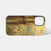 Coque iPhone 12 Mini Décor mural Jésus Bon Pasteur (Verso Horizontal)