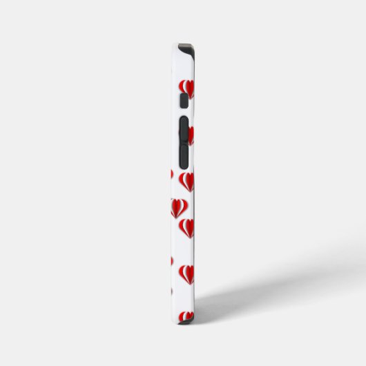 Coque iPhone 12 Mini Design de coeur (Côté gauche)