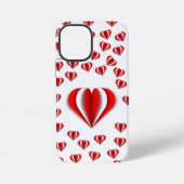 Coque iPhone 12 Mini Design de coeur (Verso)