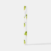 Coque iPhone 12 Mini Dessin d'oiseau vert (Côté gauche)