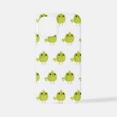 Coque iPhone 12 Mini Dessin d'oiseau vert (Verso)