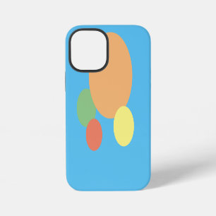 Coque iPhone 12 Mini Dossier téléphonique nom de confetti arc-en-ciel a