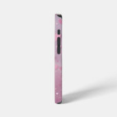 Coque iPhone 12 Mini Douche de cœur rose (Côté gauche)