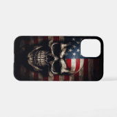 Coque iPhone 12 Mini Drapeau américain (Verso Horizontal)