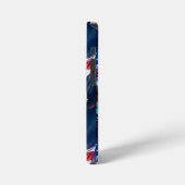 Coque iPhone 12 Mini Drapeau américain Aigle TRUMP 2024 (Côté gauche)