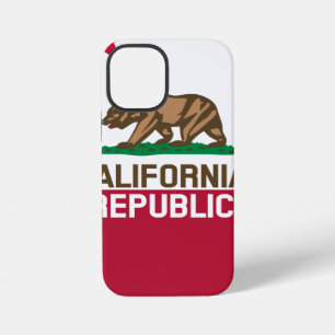 Coque iPhone 12 Mini Drapeau de l'État de la RÉPUBLIQUE DE CALIFORNIE D