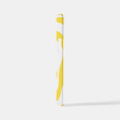 Coque iPhone 12 Mini Ebb et flux 4 en citron jaune et blanc (Côté droit)