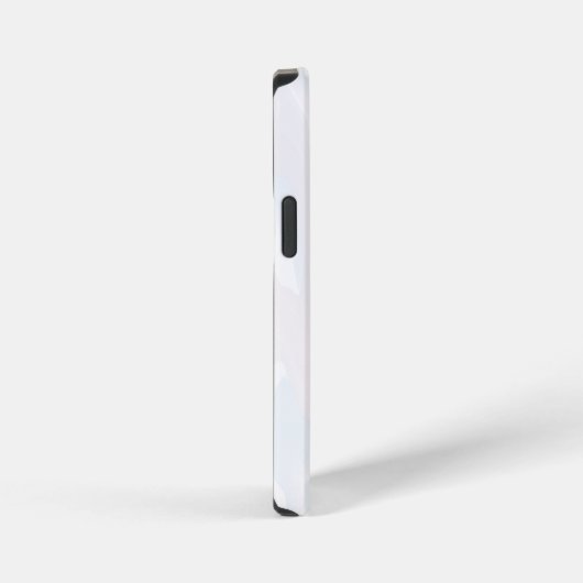 Coque iPhone 12 Mini Élégant blanc marbré texturé (Côté droit)