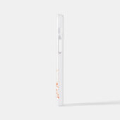 Coque iPhone 12 Mini Elégant poisson Koi et l'art de la Blossom Rouge | (Côté gauche)