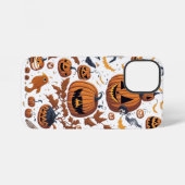 Coque iPhone 12 Mini Esprits d'Halloween | Cas téléphonique Ghost & Cit (Verso Horizontal)