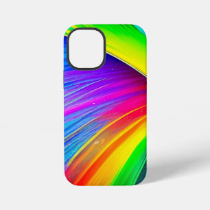 Coque iPhone 12 Mini Étui arc-en-ciel abstrait pour iphone 12 mini, bri