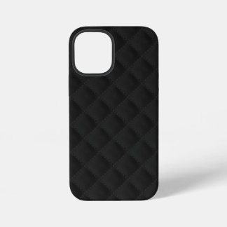 Coque iPhone 12 Mini Étui en cuir noir matelassé Case-Mate pour iPhone