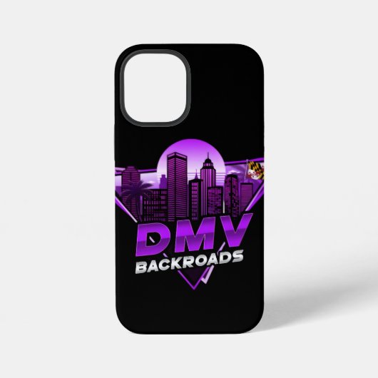 Coque iPhone 12 Mini Étui pour téléphone Logo DMV Backroads (Verso)