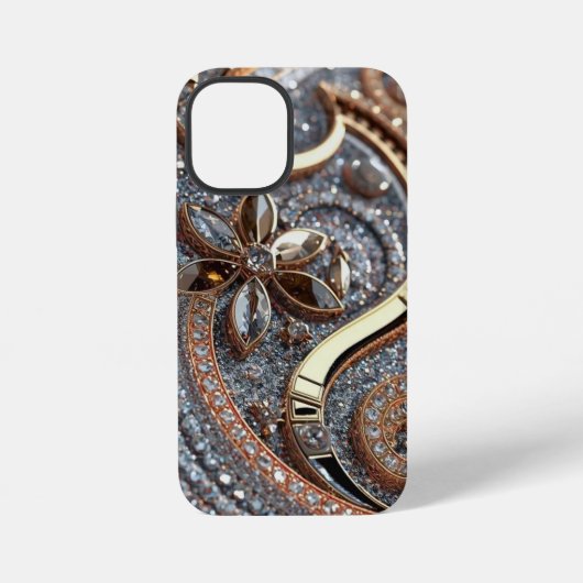 Coque iPhone 12 Mini Étuis de téléphone Luxe & Glam (Verso)