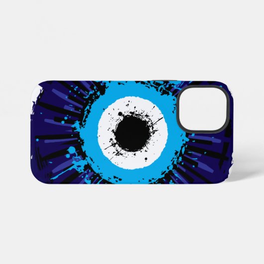Coque iPhone 12 Mini 🧿 Evil Eye Guardian (Verso Horizontal)