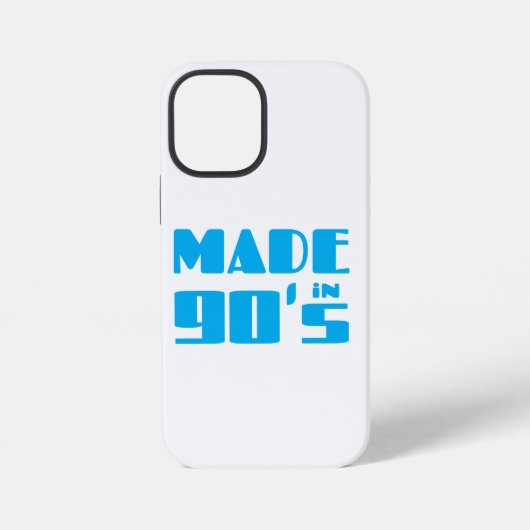 Coque iPhone 12 Mini Fait dans les années 90 (Verso)