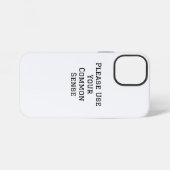 Coque iPhone 12 Mini Faites Preuve De Bon Sens (Verso Horizontal)
