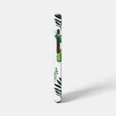 Coque iPhone 12 Mini Feuillage botanique vert Nature (Côté gauche)