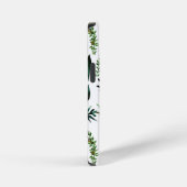 Coque iPhone 12 Mini Feuillage botanique vert Nature (Côté droit)